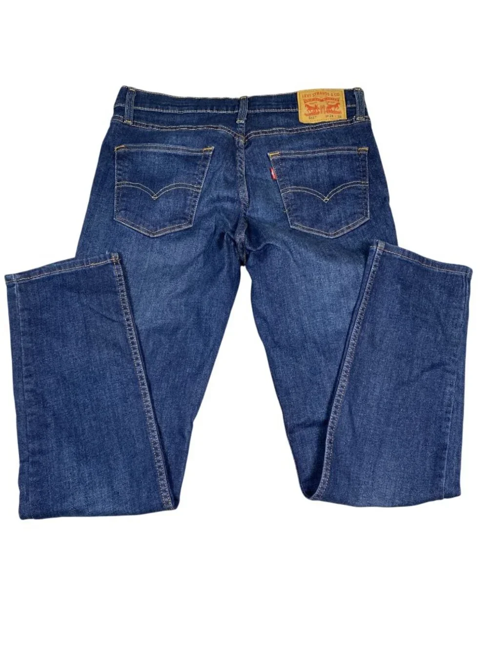 Levis 511 Mens Jeans W34 L32 Medium Wash Denim Straight Leg